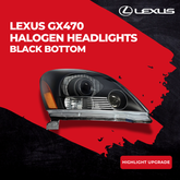 OEM-Quality Headlight Assemblies for Lexus GX470 - Enhanced Visibility Direct Fit Replacement