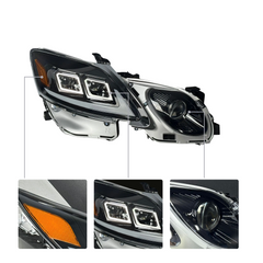 Premium Aftermarket Headlights for 2010 Lexus GS Series (GS350, GS460, GS450h) - Modern Upgrade with Enhanced Brightness