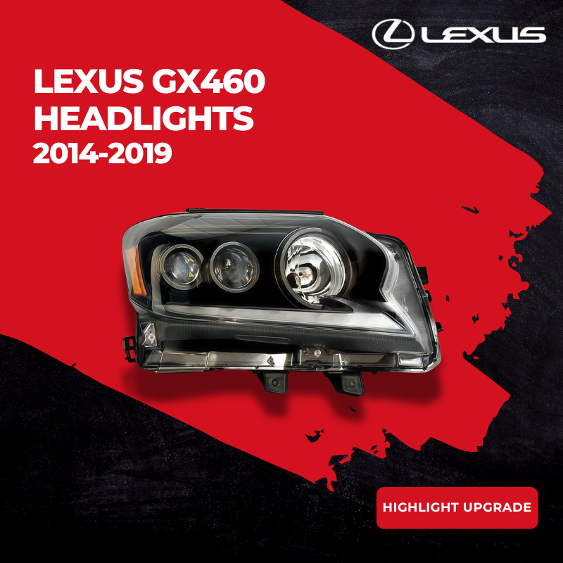 LED Headlights for 2014-2019 Lexus GX460 - Premium Upgrade with Plug-and-Play Installation