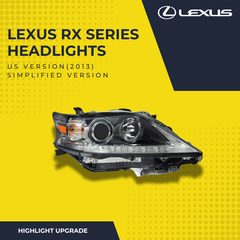 Premium US-Spec Headlight Assembly for 2013 Lexus RX Series (RX350, RX450h) - OEM-Quality Direct Fit Replacement