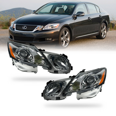 OEM-Quality Headlight Assemblies with Motors for 2010 Lexus GS Series (GS350, GS460, GS450h) - US Spec Direct Fit