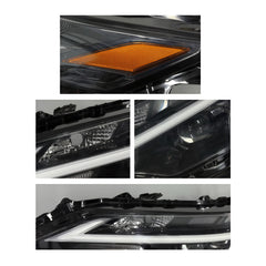 White Background LED Headlight Assemblies for 2022 Lexus RX Series (RX350, RX350L, RX450h, RX450hL) - OEM-Quality Upgrade