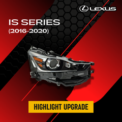 OEM Replacement Headlight Assembly for 2016-2020 Lexus IS Series Base Model - Direct Fit Factory-Style