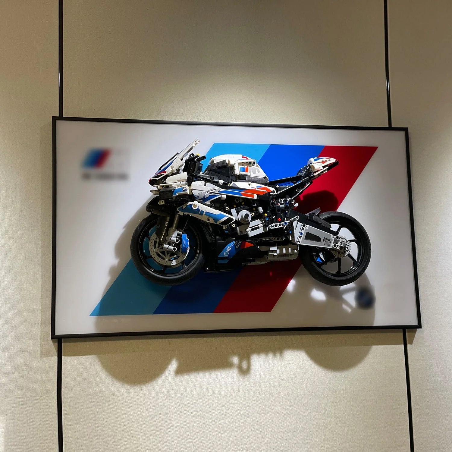 BMW M 1000 RR Display Frame for Lego® 42130 Motorcycle
