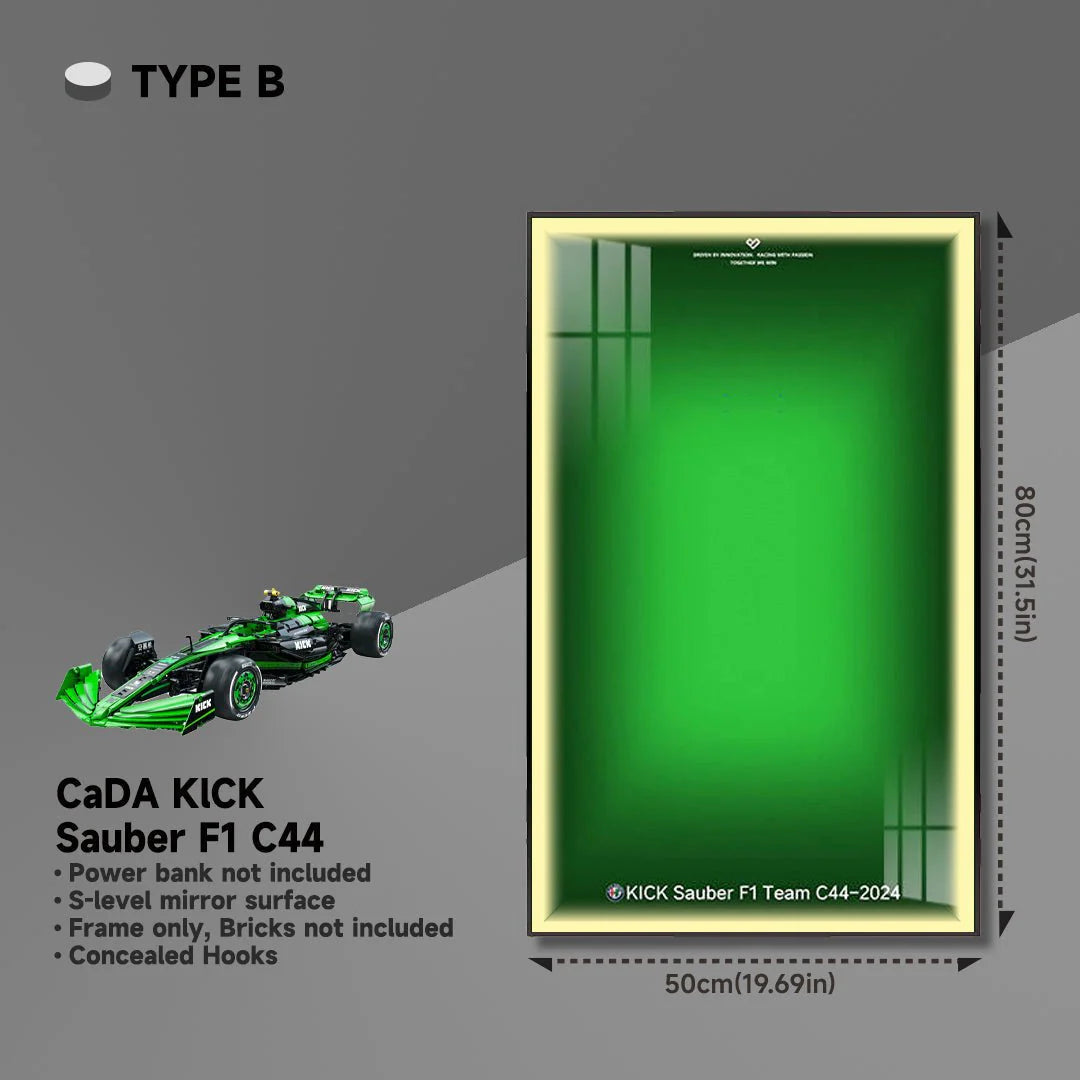 CaDA KICK Sauber F1 C44 Wall Display Frame