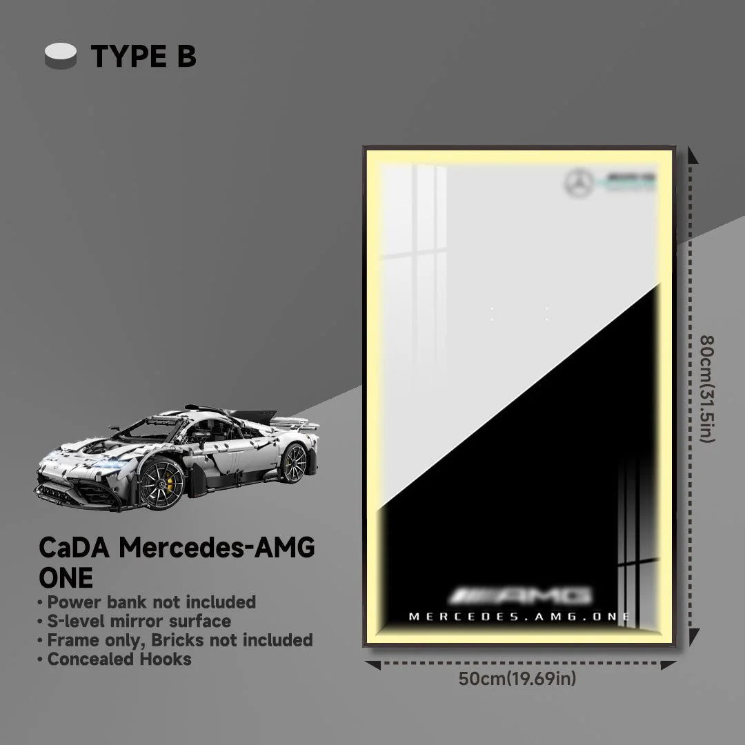CaDA Mercedes-AMG ONE Wall Display Frame