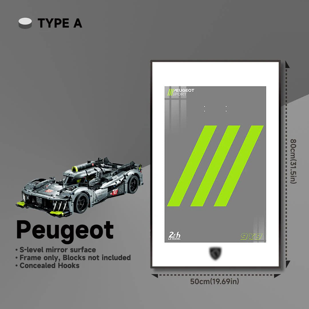 Display Frame for Lego® Peugeot 42156