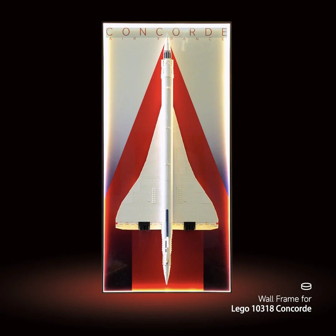 LED Wall Display Frame for Lego® Concorde Set（10318）