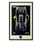 LED Wall Display Frame for LEGO® Peugeot 42156