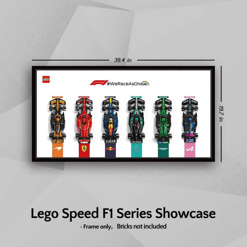LEGO® Showcase for All Speed Champions F1 Series PLUS Display Frame