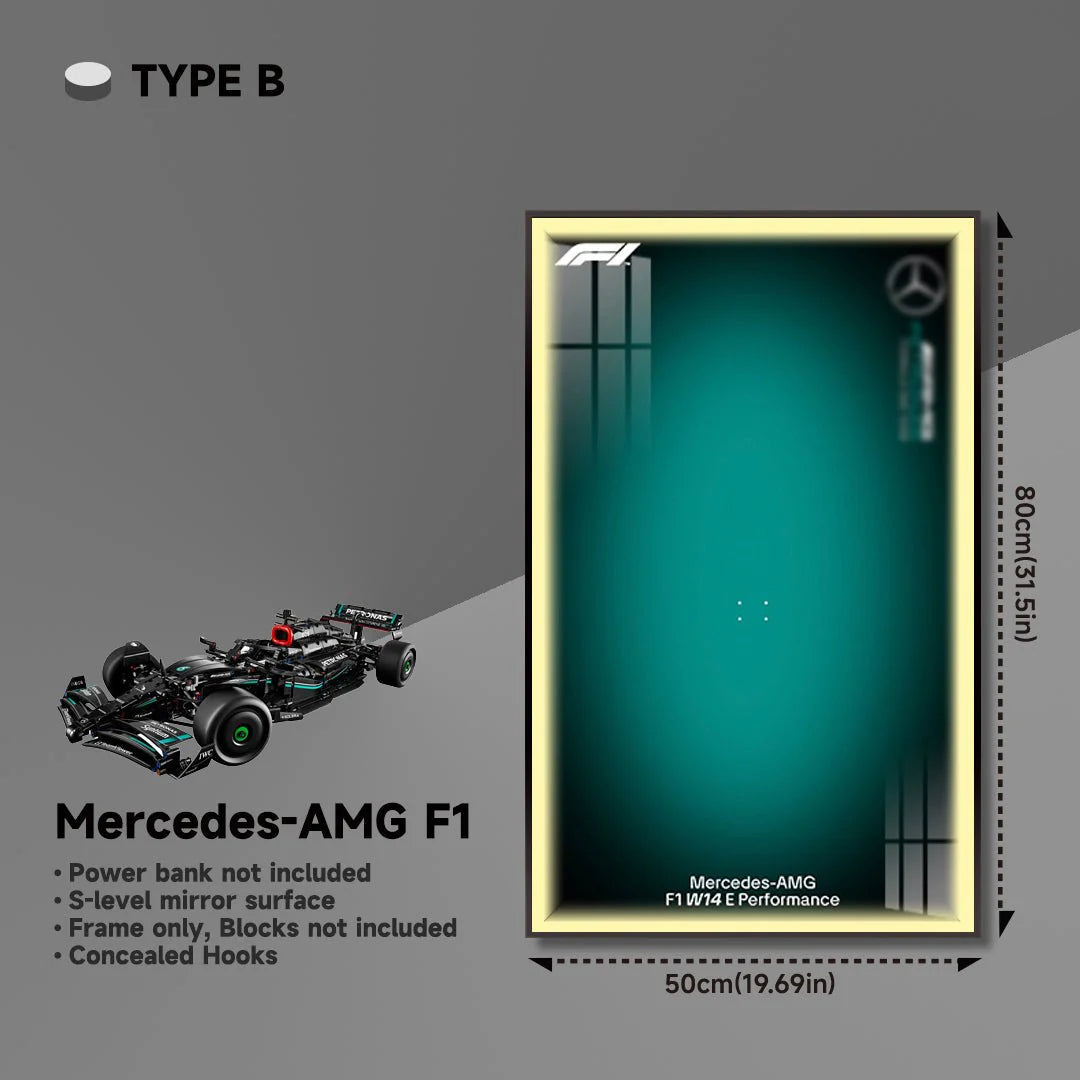 Premium Wall Display for LEGO® Mercedes-AMG F1 (42171)