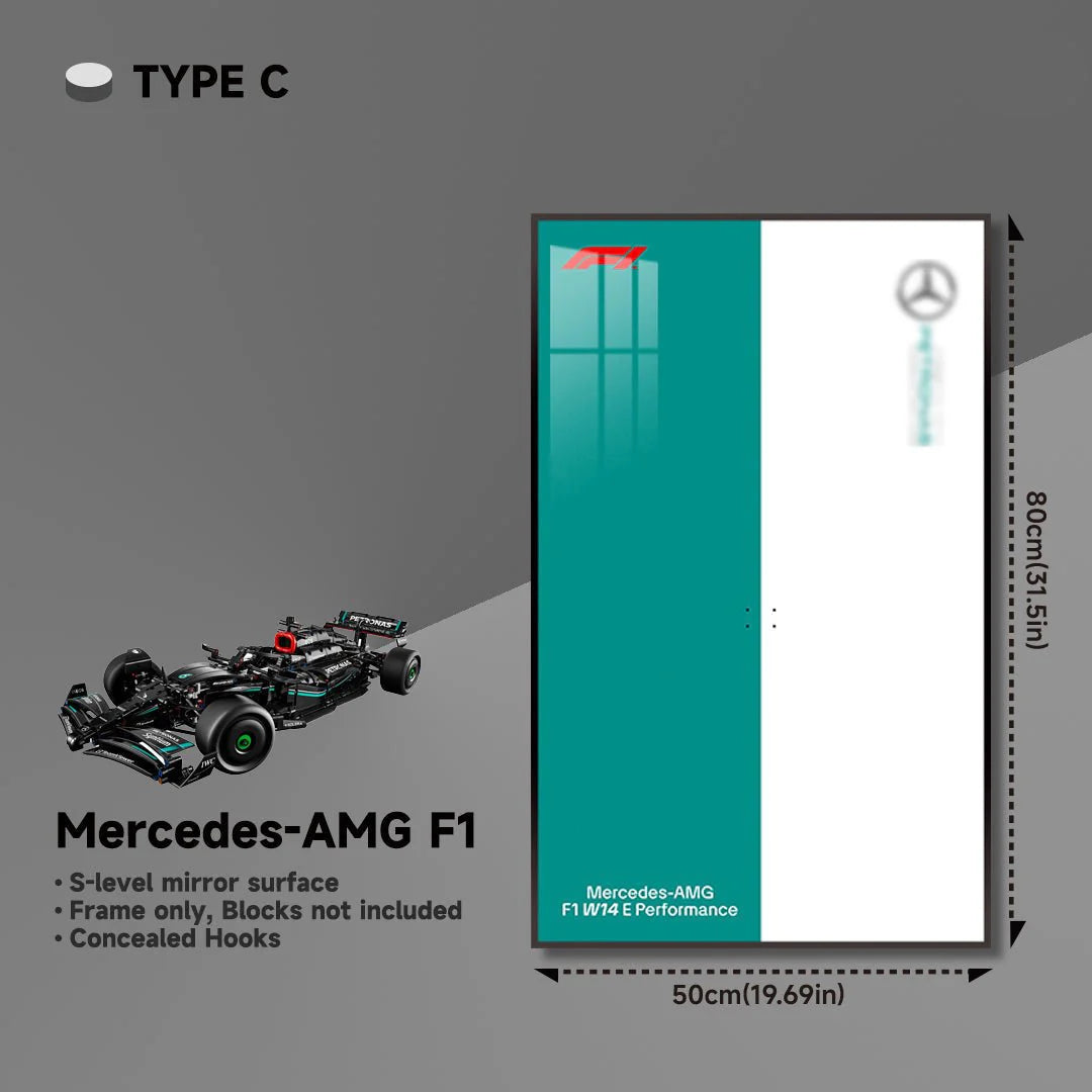 Premium Wall Display for LEGO® Mercedes-AMG F1 (42171)