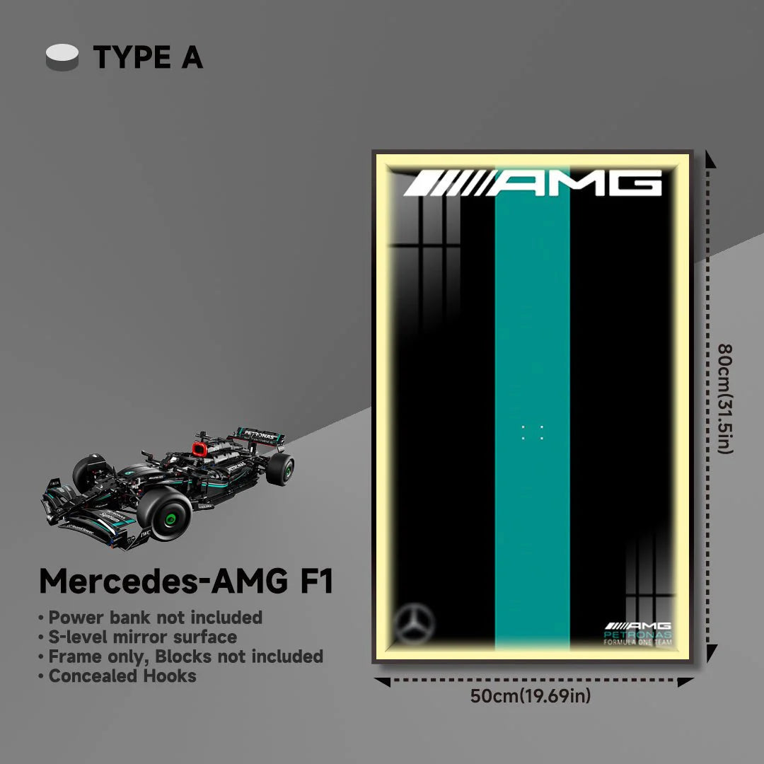 Premium Wall Display for LEGO® Mercedes-AMG F1 (42171)
