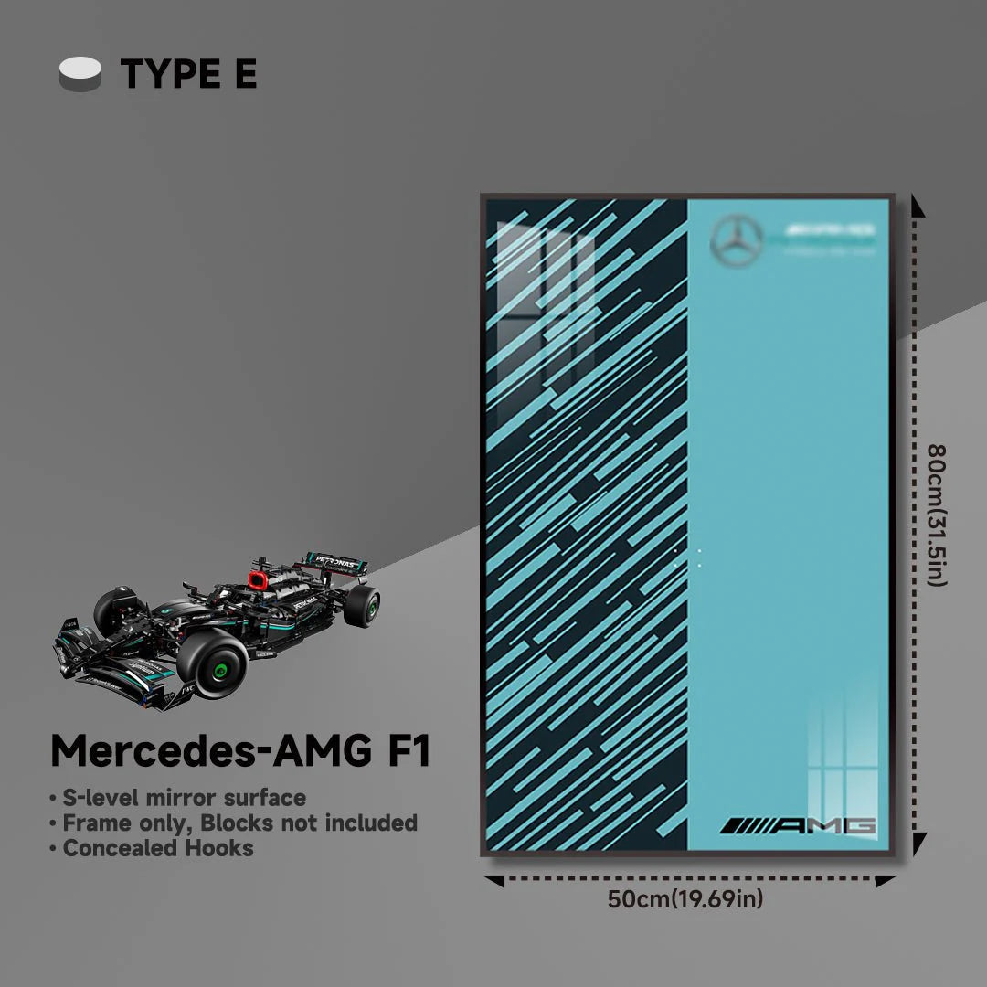 Premium Wall Display for LEGO® Mercedes-AMG F1 (42171)