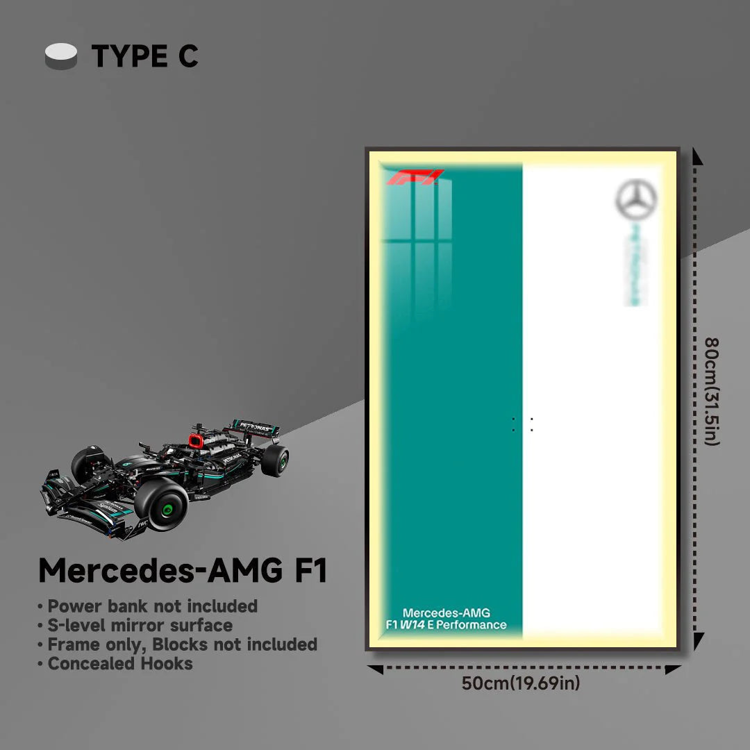Premium Wall Display for LEGO® Mercedes-AMG F1 (42171)