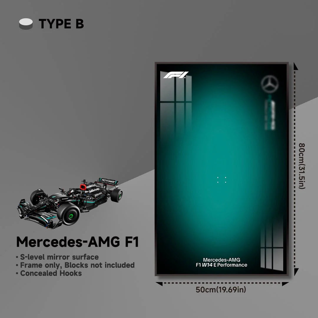 Premium Wall Display for LEGO® Mercedes-AMG F1 (42171)