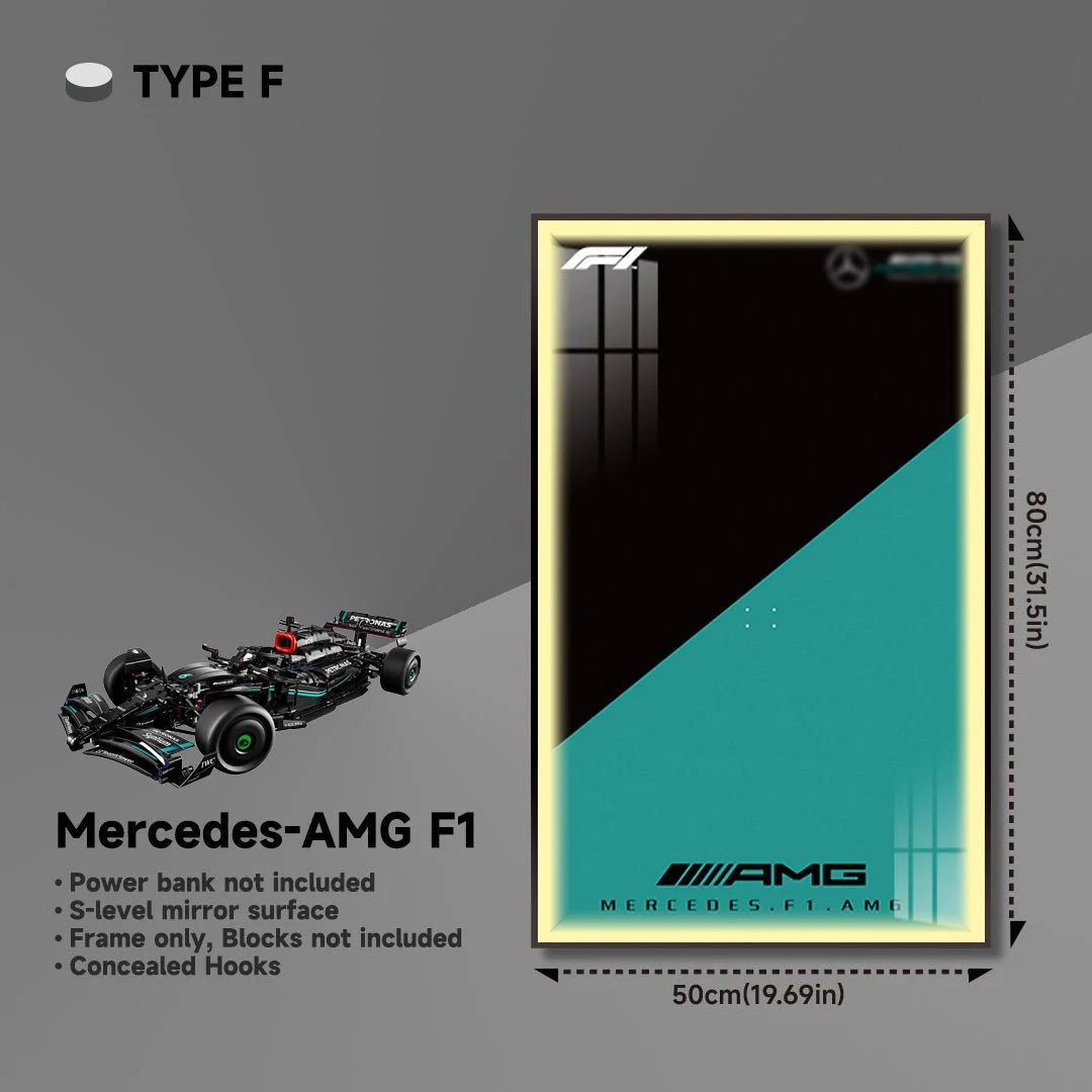 Premium Wall Display for LEGO® Mercedes-AMG F1 (42171)