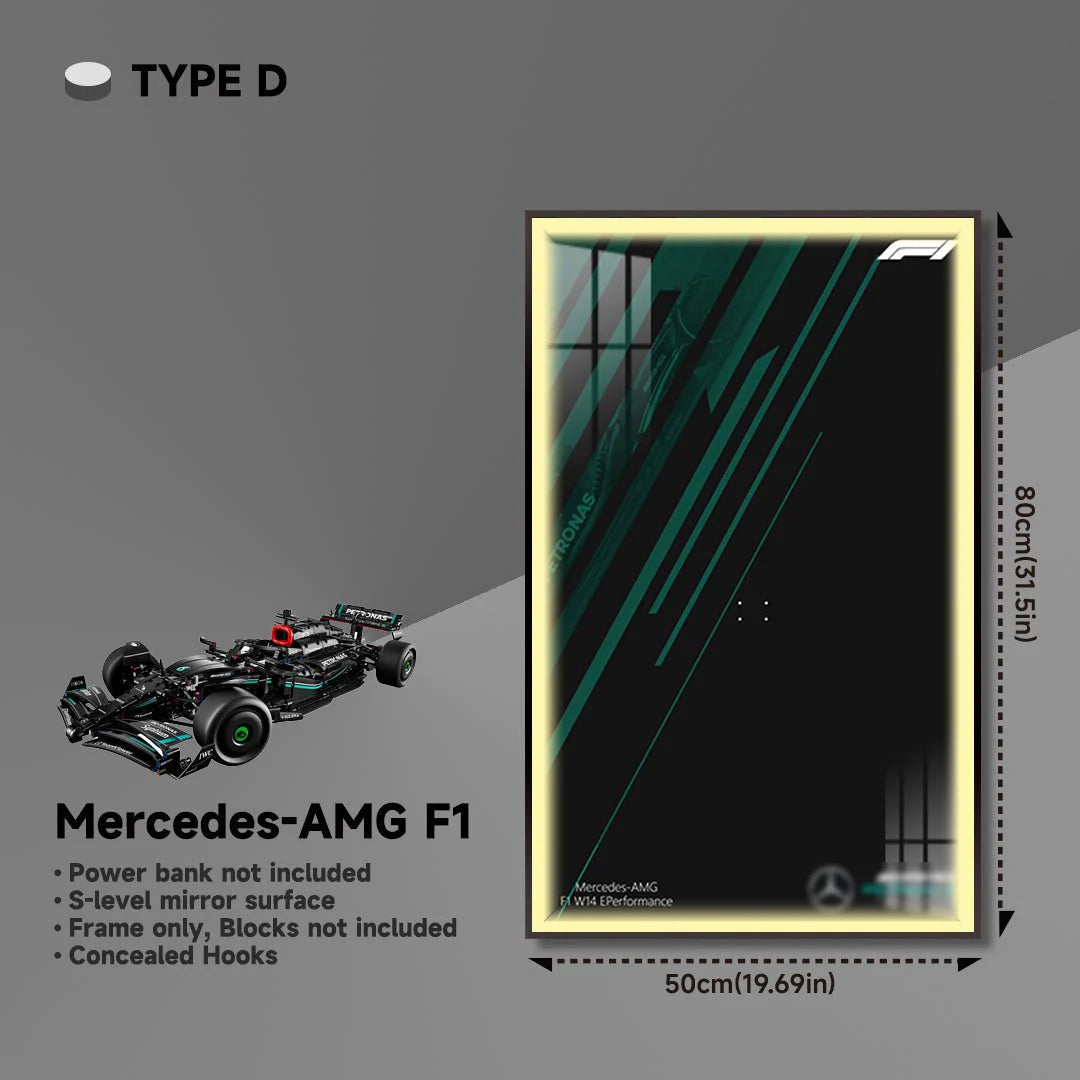 Premium Wall Display for LEGO® Mercedes-AMG F1 (42171)