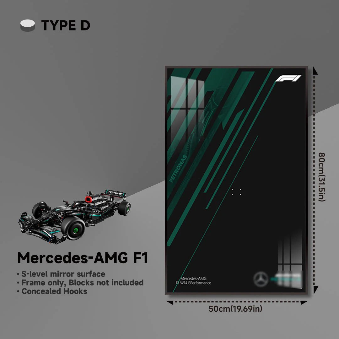 Premium Wall Display for LEGO® Mercedes-AMG F1 (42171)