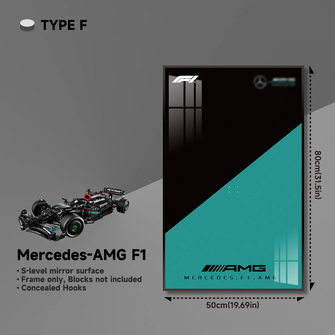 Premium Wall Display for LEGO® Mercedes-AMG F1 (42171)