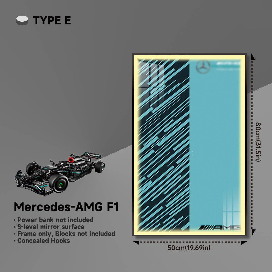 Premium Wall Display for LEGO® Mercedes-AMG F1 (42171)