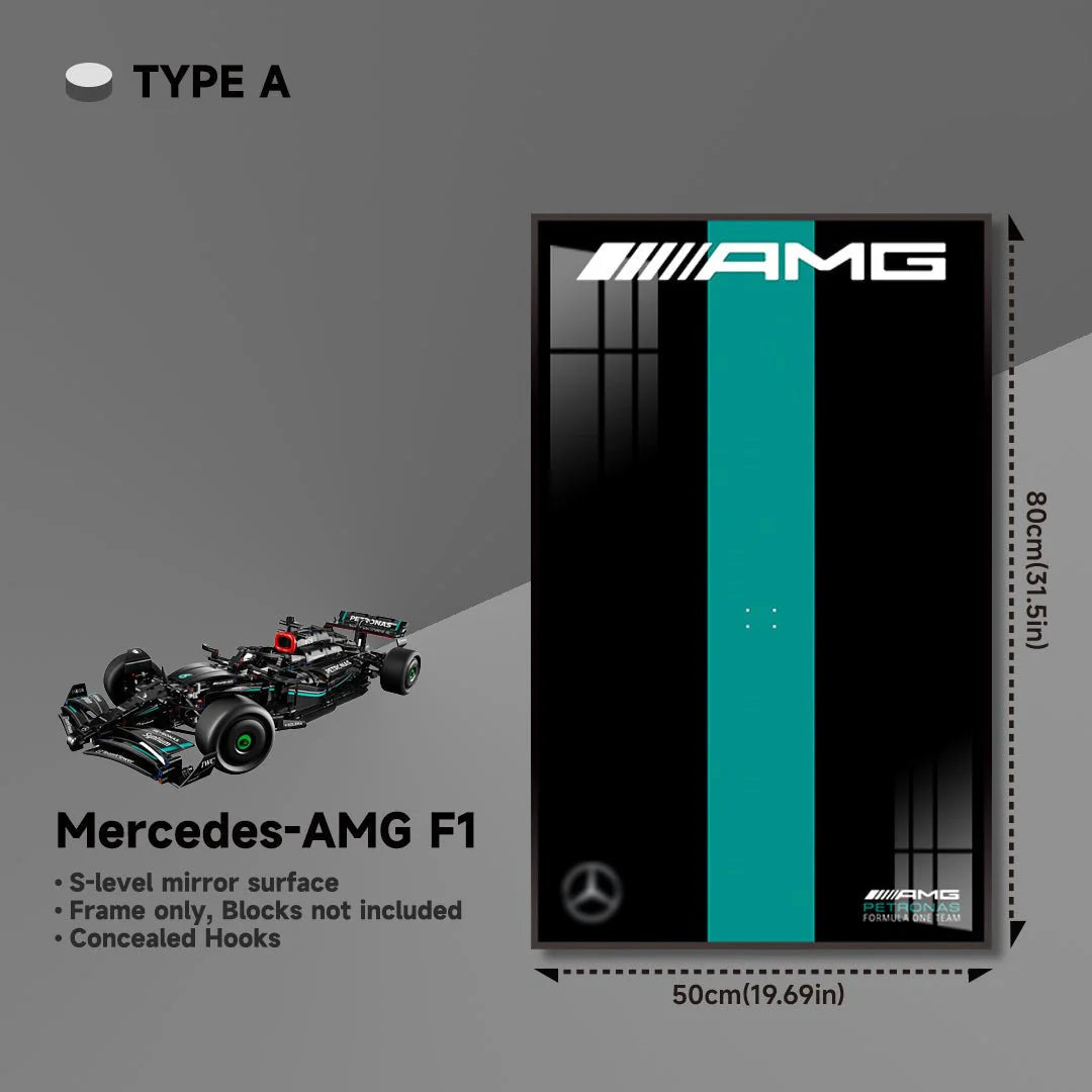 Premium Wall Display for LEGO® Mercedes-AMG F1 (42171)