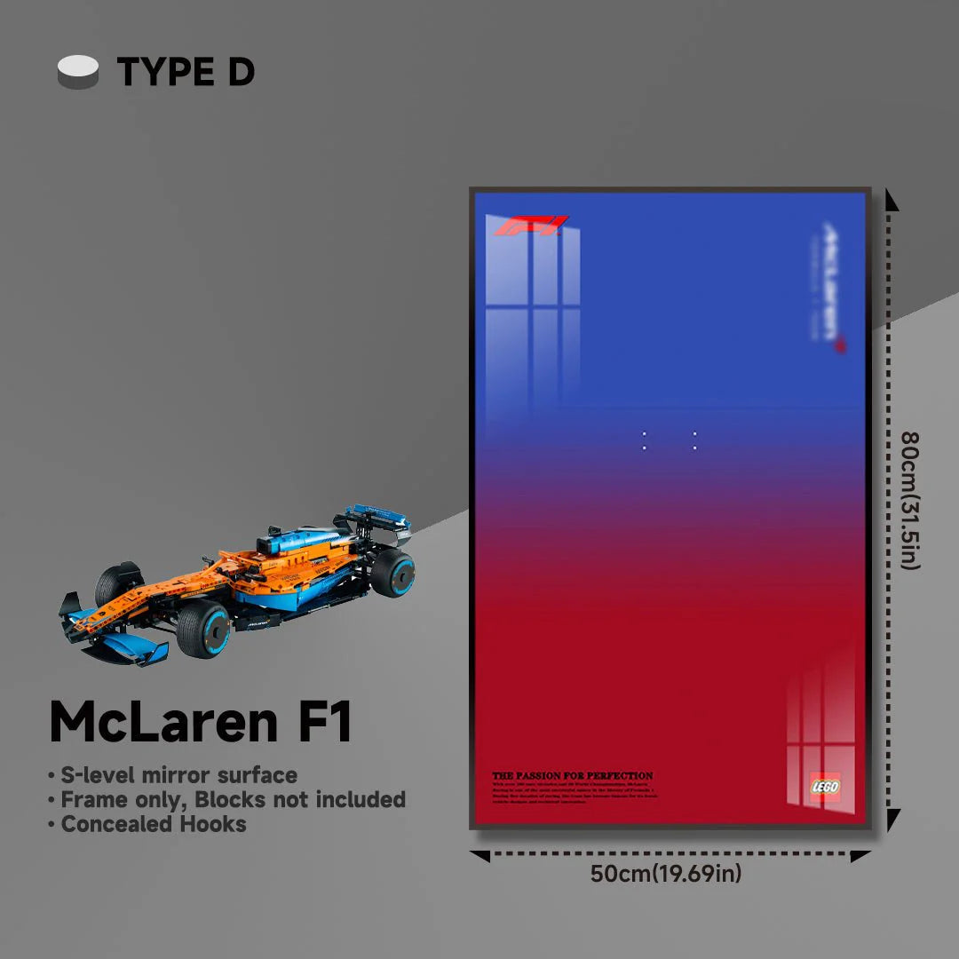 Premium Wall Display for LEGO® Technic™ McLaren F1(42141)