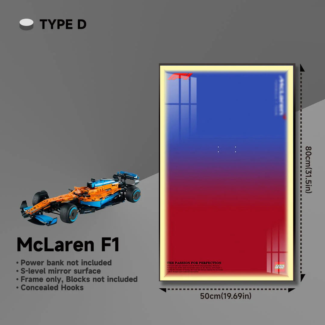 Premium Wall Display for LEGO® Technic™ McLaren F1(42141)