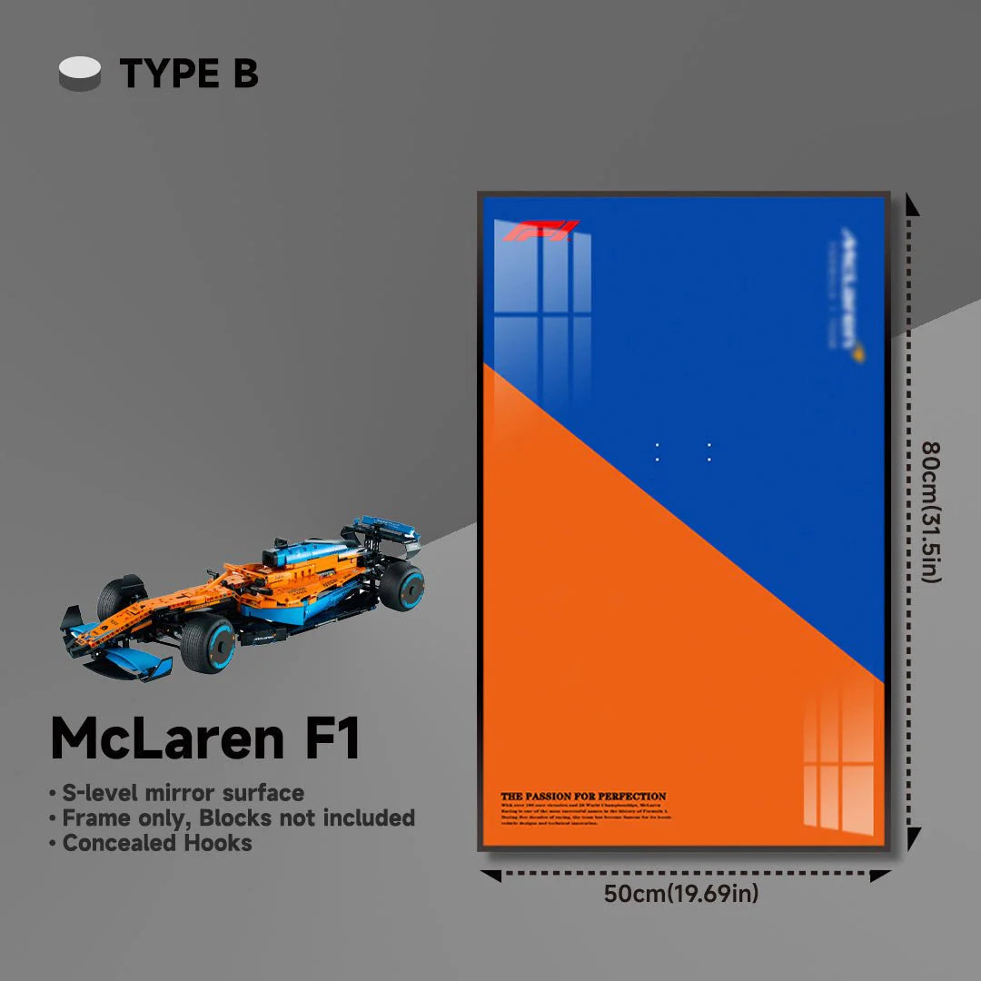 Premium Wall Display for LEGO® Technic™ McLaren F1(42141)