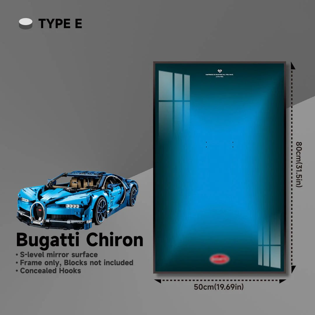 Premium Wall Display Frame for LEGO® 42083 Bugatti Chiron