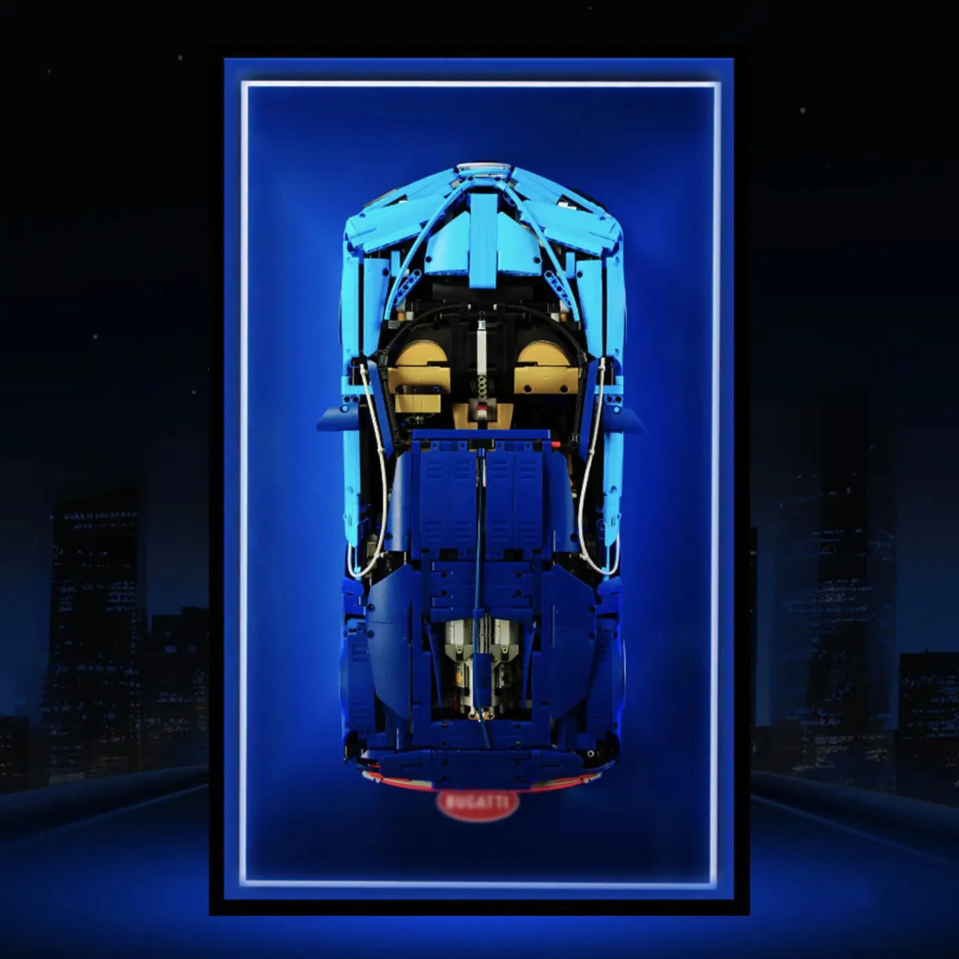 Premium Wall Display Frame for LEGO® 42083 Bugatti Chiron