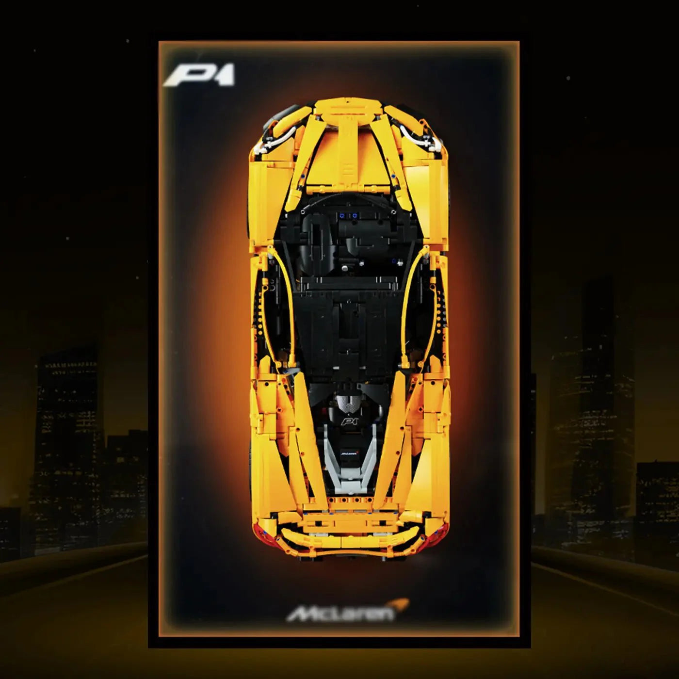 Premium Wall Display Frame for LEGO® 42172 McLaren P1
