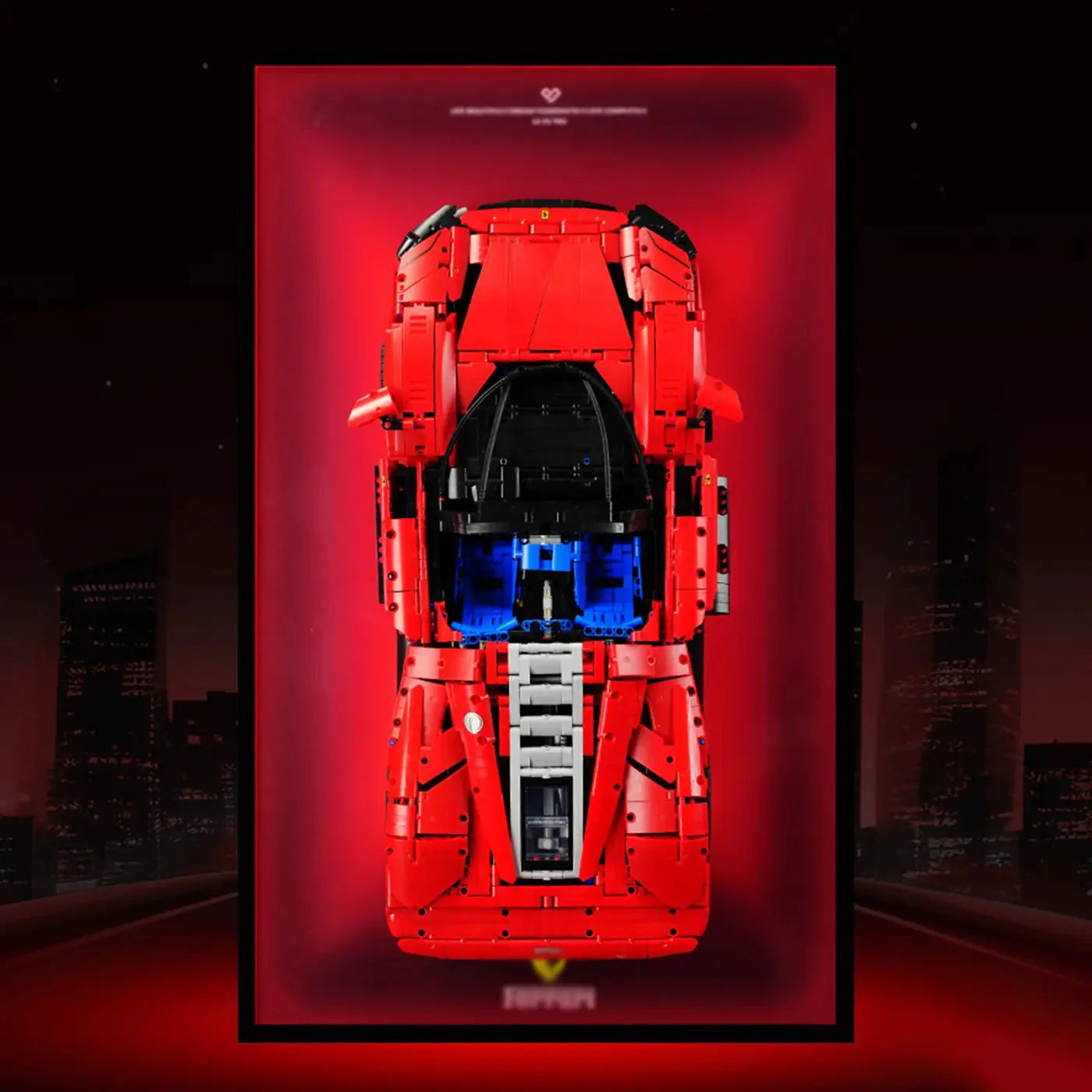 Premium Wall Display Frame for LEGO® Technic™ Ferrari Daytona SP3 42143