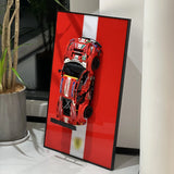 Premium Wall Mount Display Frame for LEGO® Technic™ Ferrari 488 GTE 42125