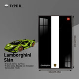 Premium Wall Mount Display Frame for LEGO® Technic™ Lamborghini Sian 42115