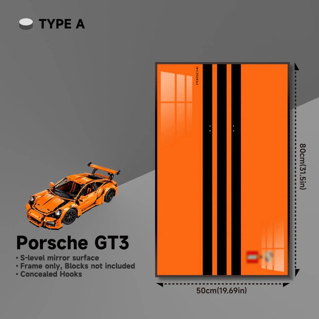 Premium Wall Mount Display Frame for LEGO® Technic™ Porsche 911 GT3 RS 42056