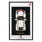 Premium Wall Mount Display Frame for LEGO® Technic™ Porsche 911 RSR 42096