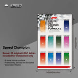 Speed Champions F1 LEGO® Car Collector Wall Display