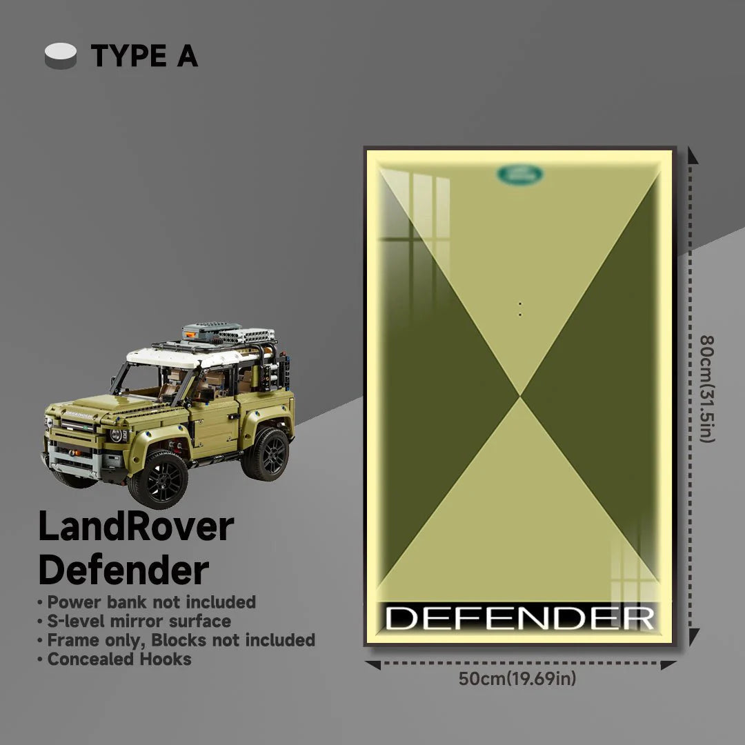 Wall Display Frame for Lego® 42110 Land Rover Defender
