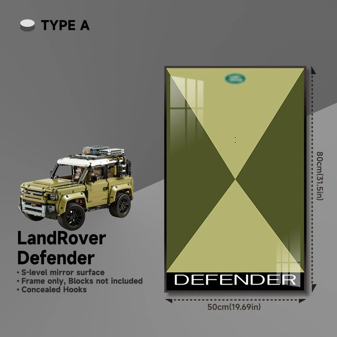 Wall Display Frame for Lego® 42110 Land Rover Defender
