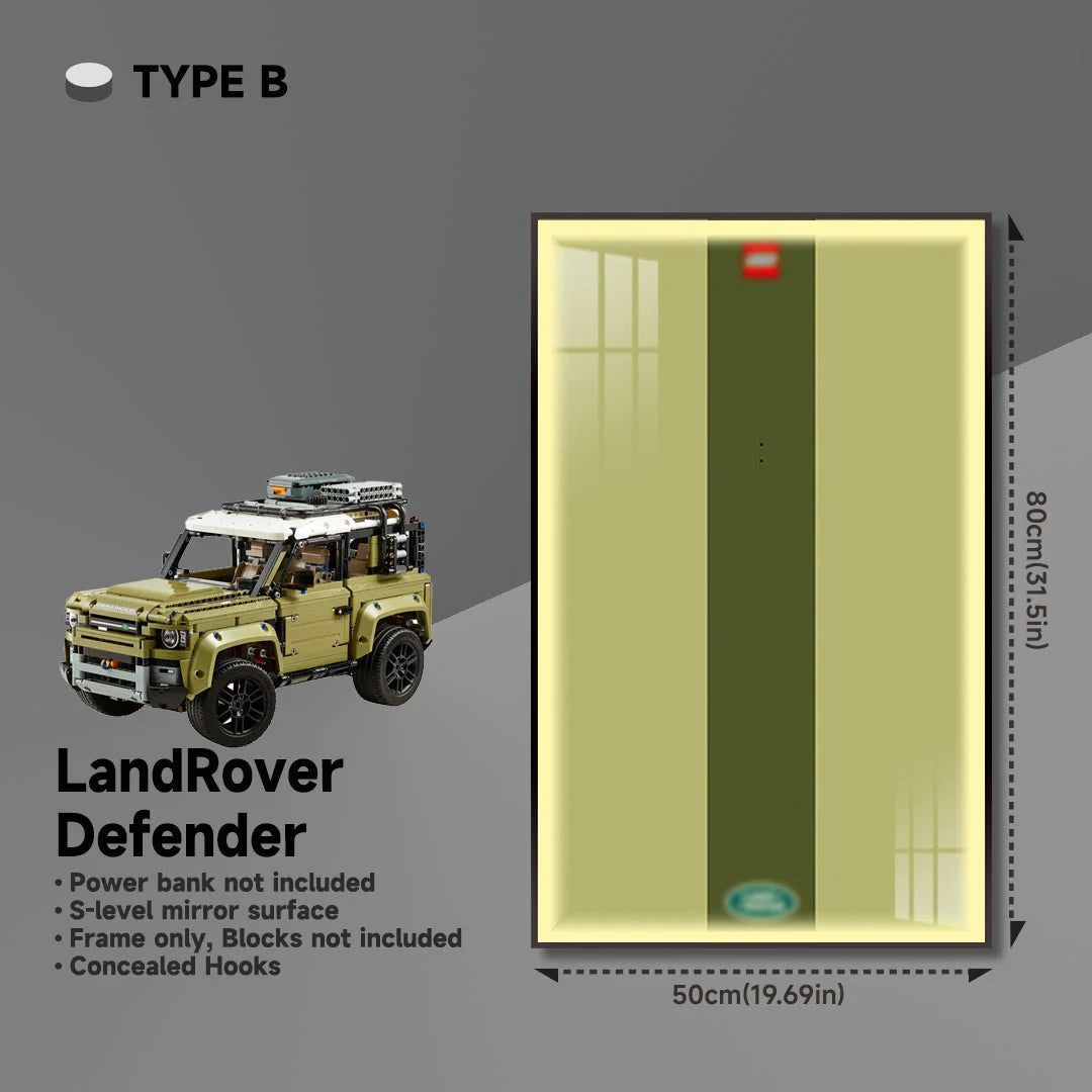 Wall Display Frame for Lego® 42110 Land Rover Defender