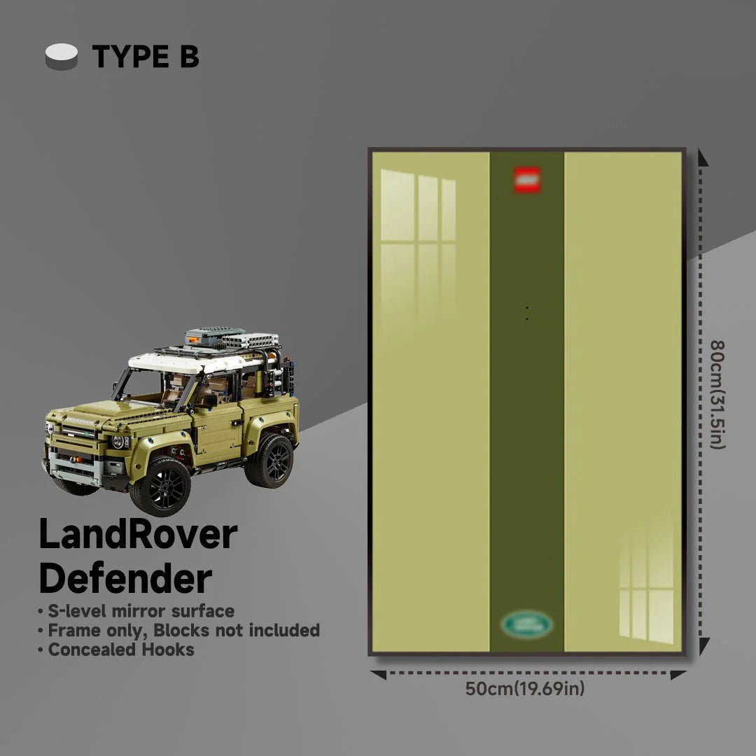 Wall Display Frame for Lego® 42110 Land Rover Defender
