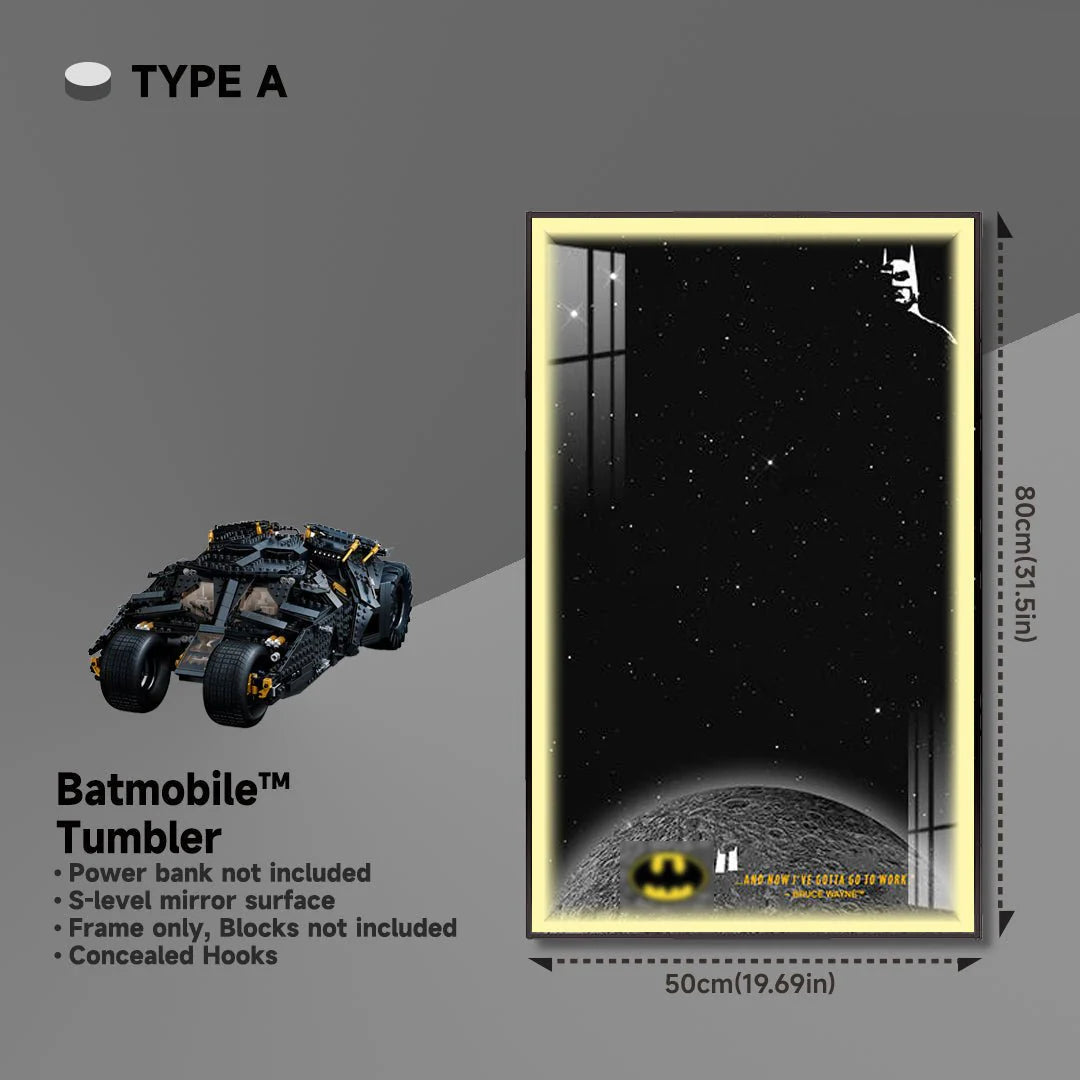 Wall Display Frame for Lego® Batmobile Tumbler（76303）