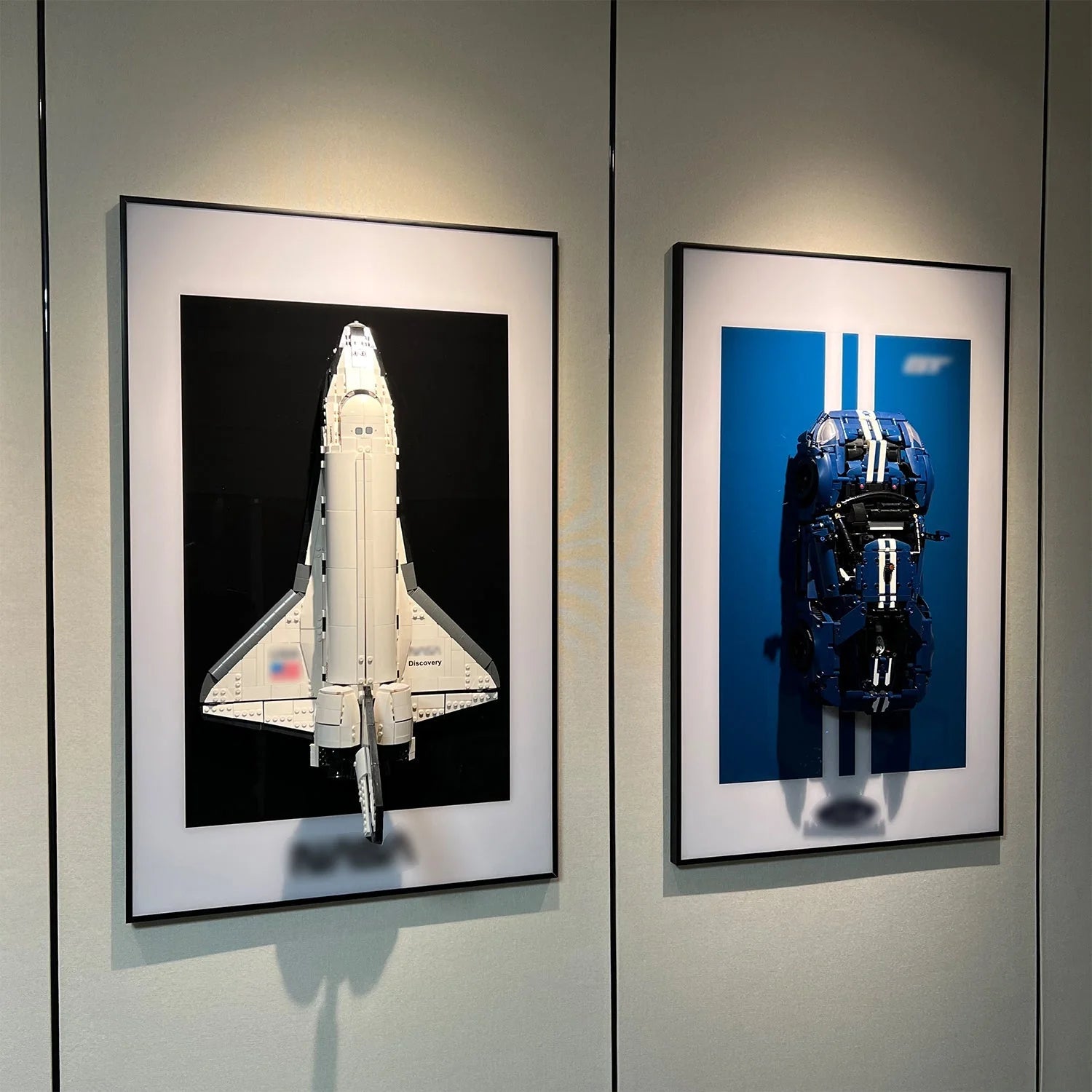 Wall Display Frame for Lego® NASA Space Shuttle Discovery 10283