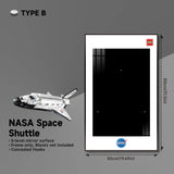 Wall Display Frame for Lego® NASA Space Shuttle Discovery 10283