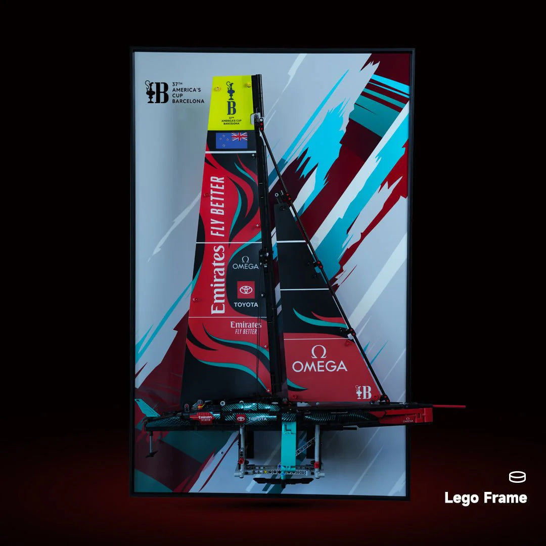 Wall Frame Display for Lego® Emirates Team New Zealand Boat（42174）