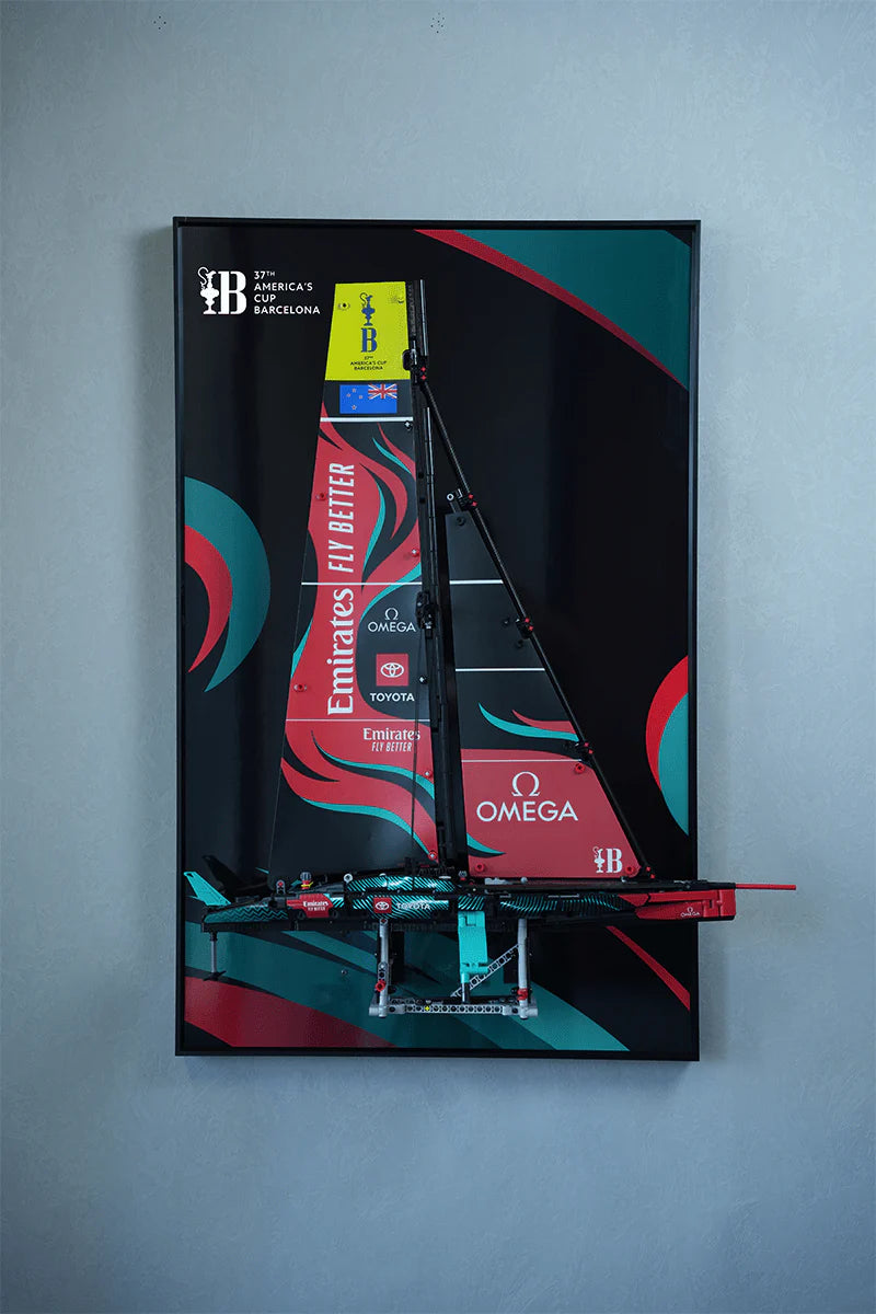Wall Frame Display for Lego® Emirates Team New Zealand Boat（42174）