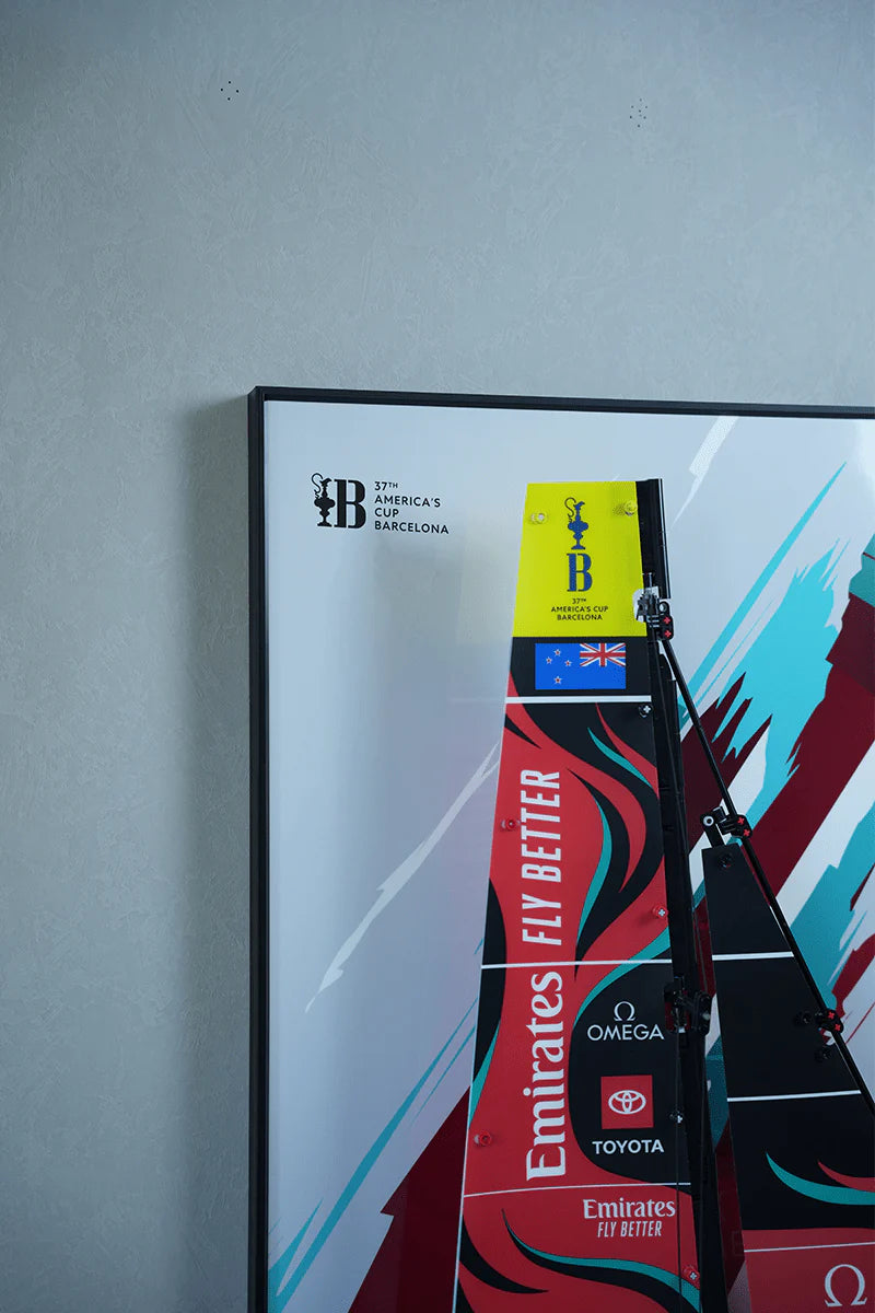 Wall Frame Display for Lego® Emirates Team New Zealand Boat（42174）