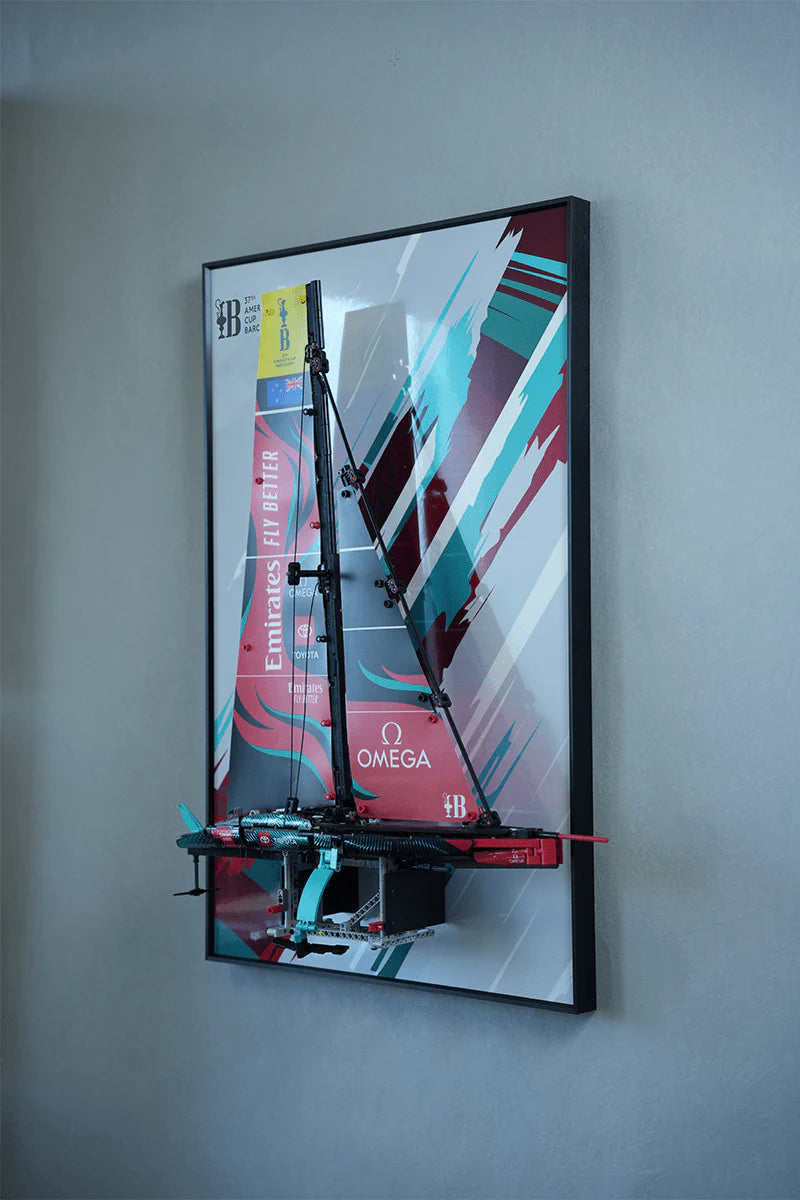Wall Frame Display for Lego® Emirates Team New Zealand Boat（42174）
