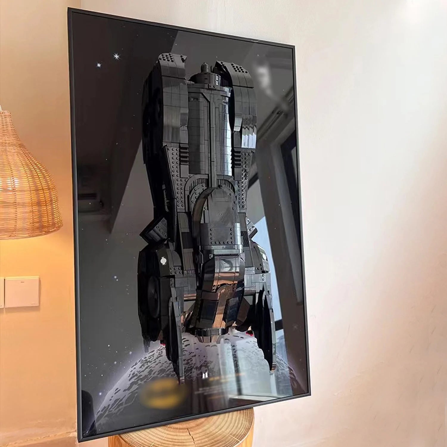 Wall Frame for Lego® 1989 Batmobile Display（76304）